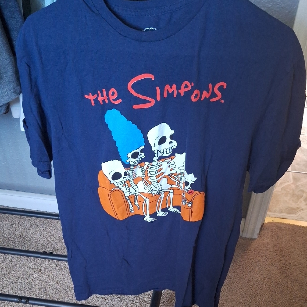The Simpsons Blue Graphic T-Shirt